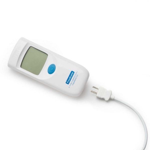Thermomètre alimentaire à thermocouple type T avec sonde interchangeable, étanche, économique